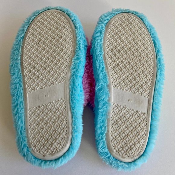 Steve Madden Kids' Jaround Faux Fur Pink Multi-Color Slide Slippers - Picture 5 of 5